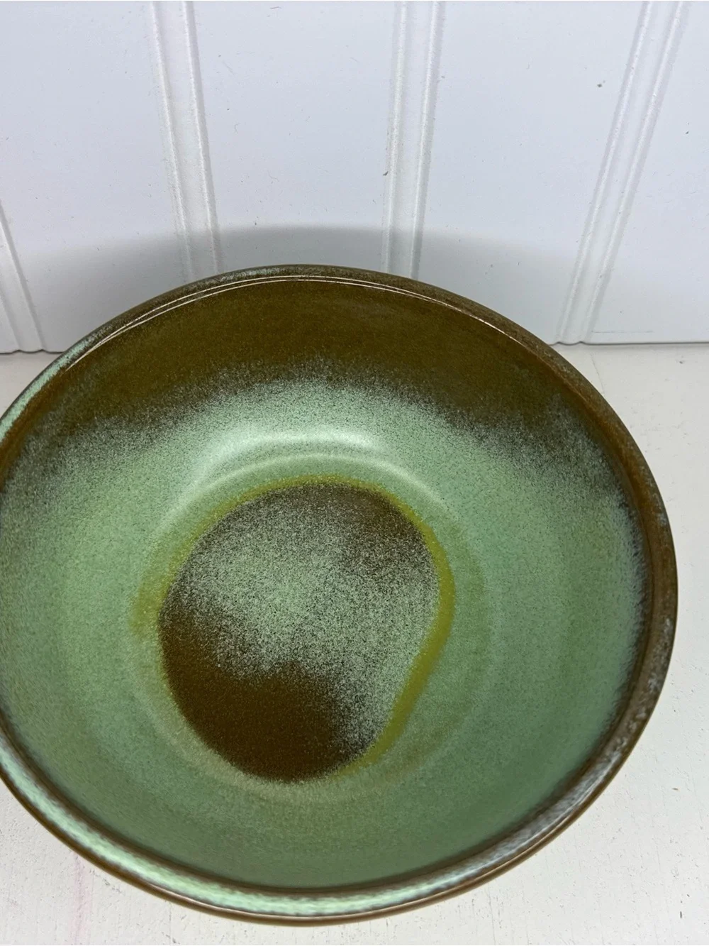 Vintage Frankoma Pottery 6X Prairie Green Westwind Dinnerware 14 oz Bowl